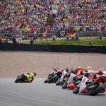 Moto GP de Mans, Moto3, chute collective