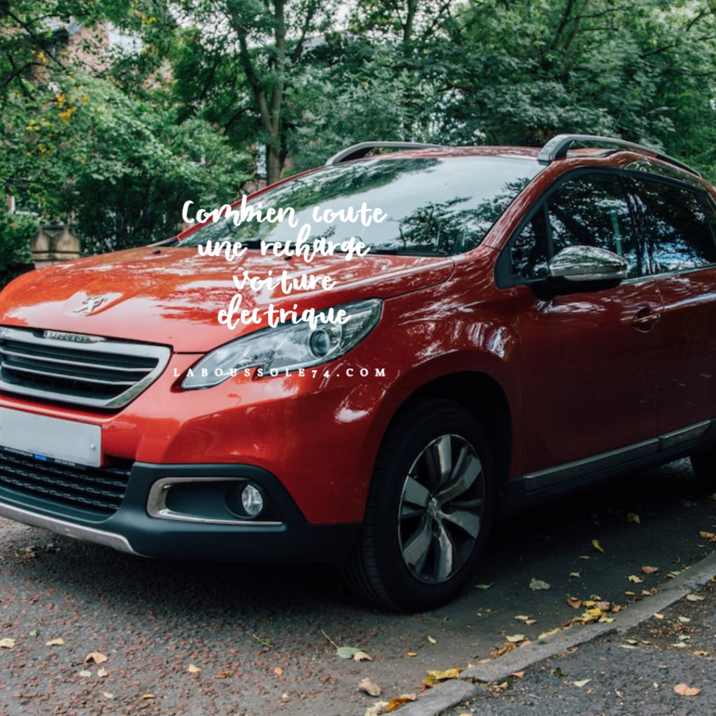 Combien coute une recharge voiture electrique