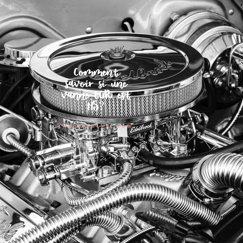 Comment savoir si une vanne EGR est HS?